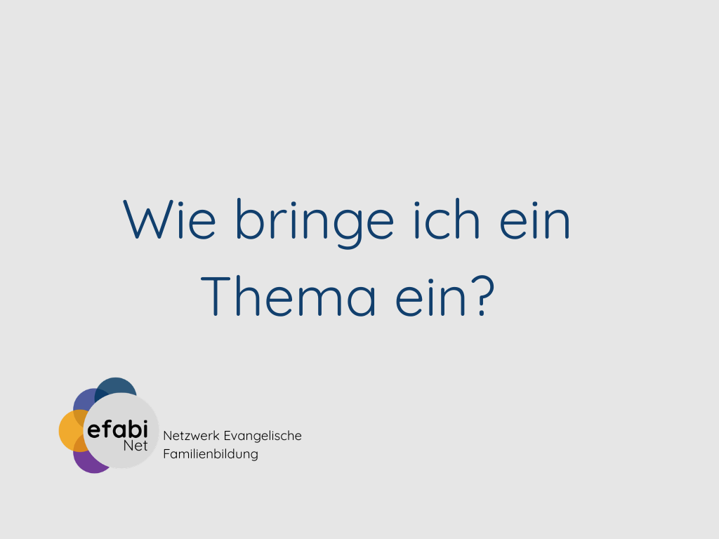Wie bringe ich ein neues Thema im Forum ein?